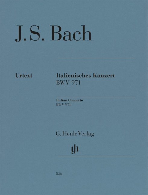 Vorderes Coverbild Italienisches Konzert BWV 971