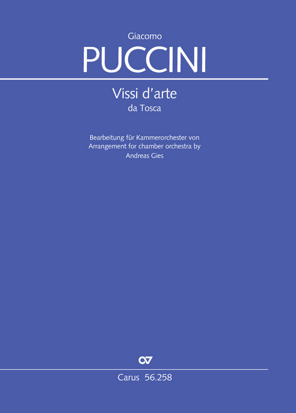 Vorderes Coverbild Vissi d'arte da 'Tosca'