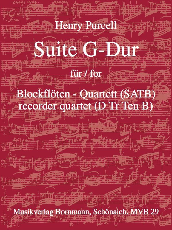 Vorderes Coverbild Suite G-Dur