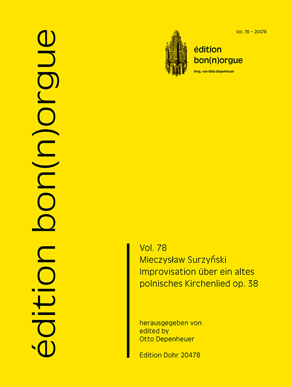 Vorderes Coverbild Improvisation über ein altes polnisches Kirchenlied op.38
