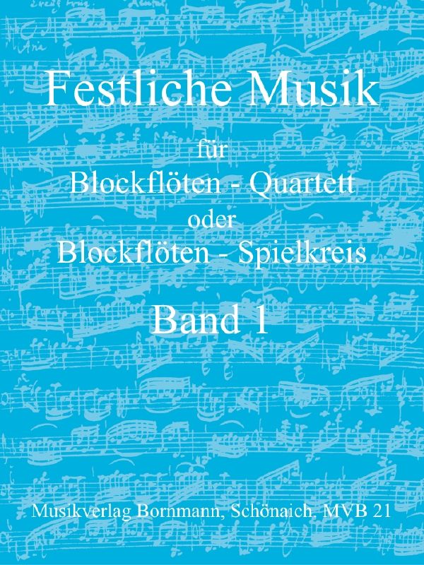 Vorderes Coverbild Festliche Musik Band 1