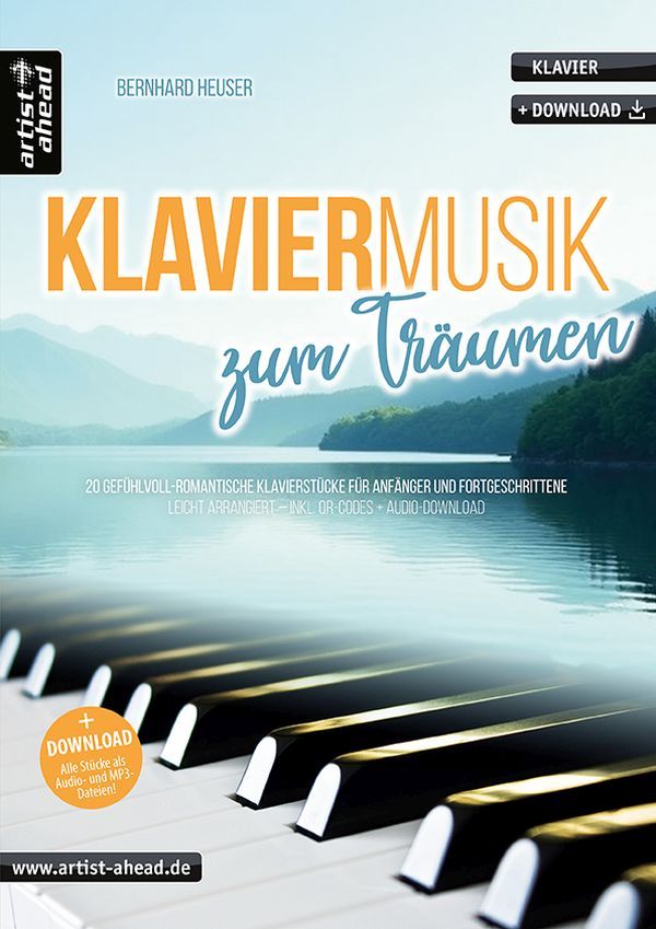 Vorderes Coverbild  Klaviermusik zum Träumen (+QR+Online-Audio)