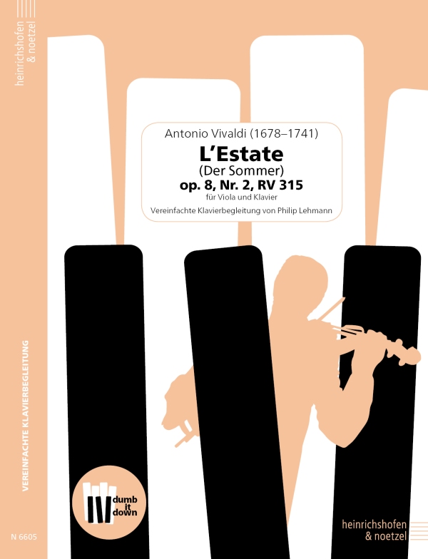 Vorderes Coverbild L'Estate (Der Sommer) op.8,2 RV 315  (+QR-Codes)