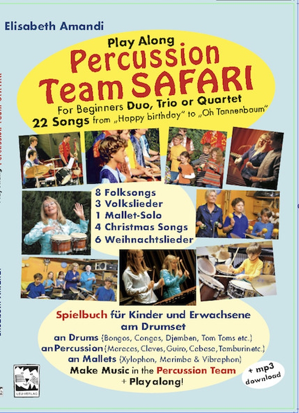 Vorderes Coverbild Percussion Team Safari (+mp3-Download)