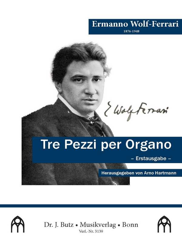 Vorderes Coverbild Tre Pezzi per Organo