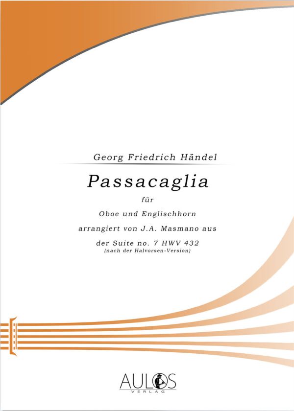 Vorderes Coverbild Passacaglia aus der Suite no. 7 HWV 432