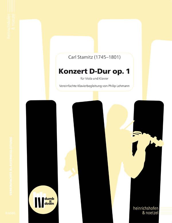 Vorderes Coverbild Konzert D-Dur op,1  (+QR-Codes)