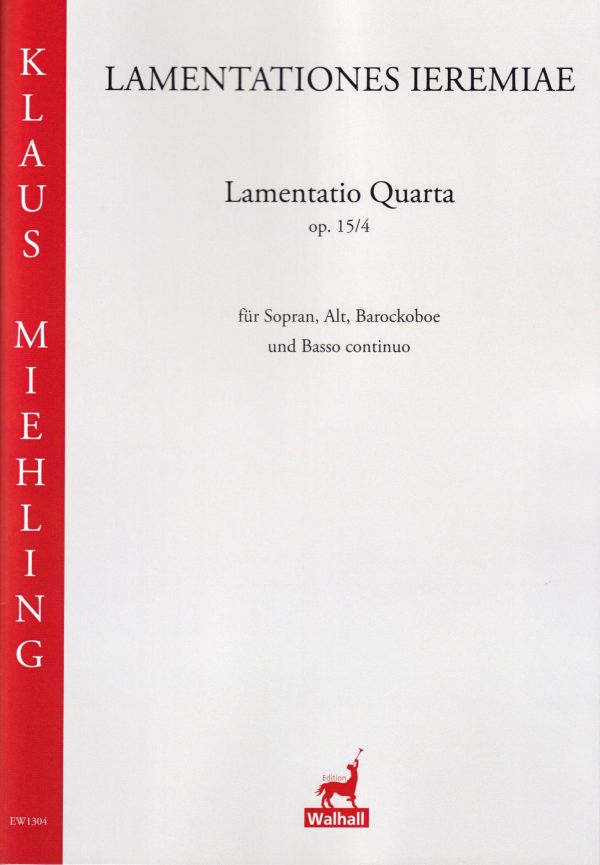 Vorderes Coverbild Lamentatio Quarta op.15, 4