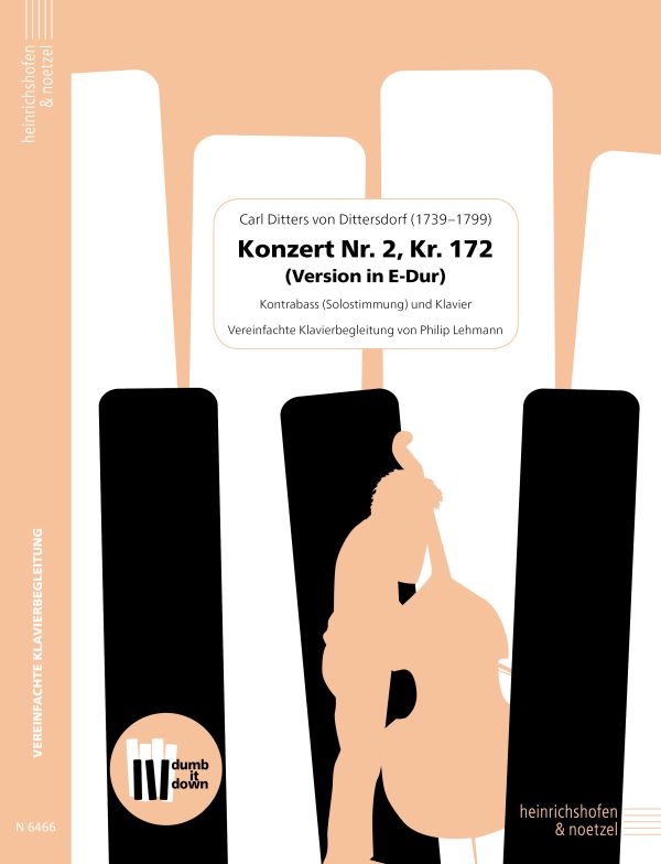Vorderes Coverbild Konzert Nr. 2 , Kr. 172 (Version in E-Dur) (+QR-Codes)