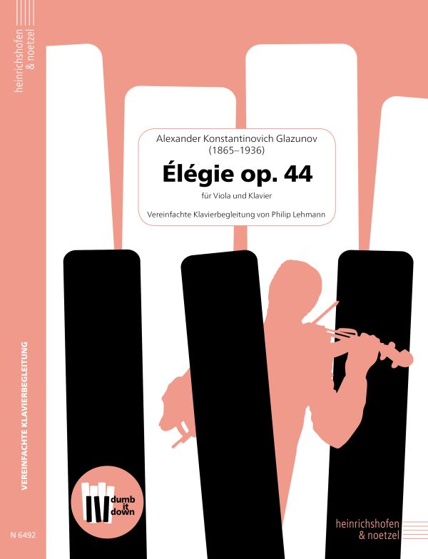 Vorderes Coverbild Élégie op.44  (+QR-Codes)