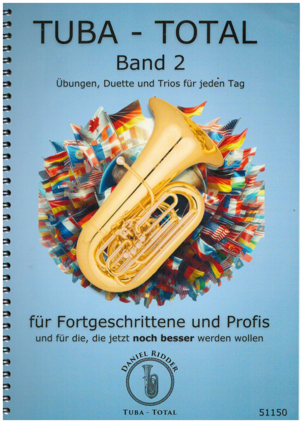 Vorderes Coverbild Tuba-Total Band 2 (Übungen, Duette und Trios für jeden Tag)
