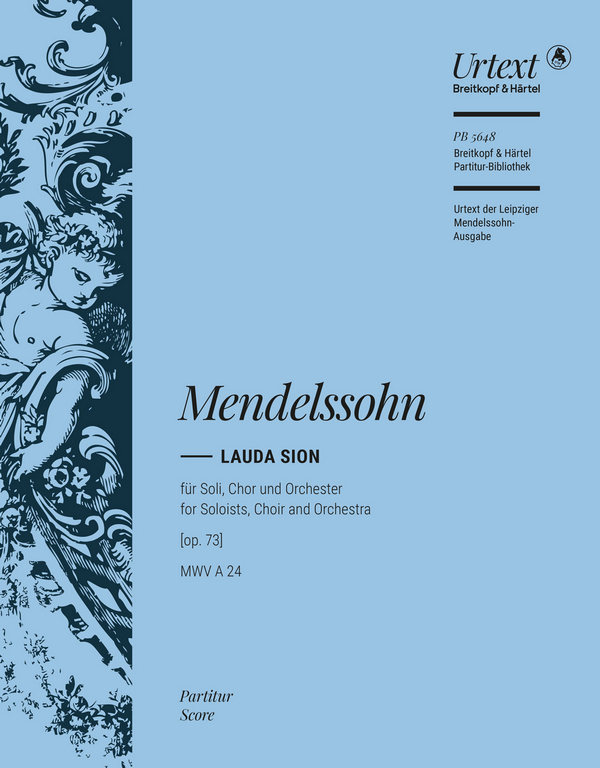Vorderes Coverbild Lauda Sion op.73 MVW A 24