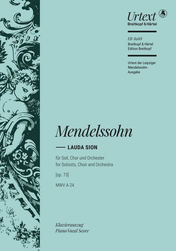 Vorderes Coverbild Lauda Sion op.73 MVW A 24