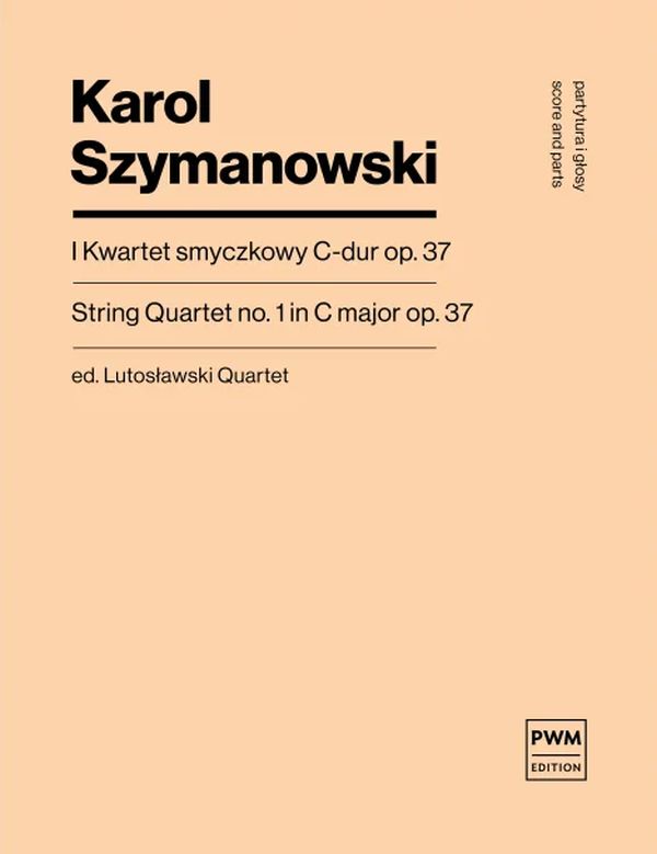 Vorderes Coverbild Stsring Quartet in c major op.37