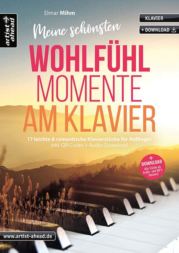 Vorderes Coverbild Meine schönsten Wohlfühlmomente am Klavier (+Download)