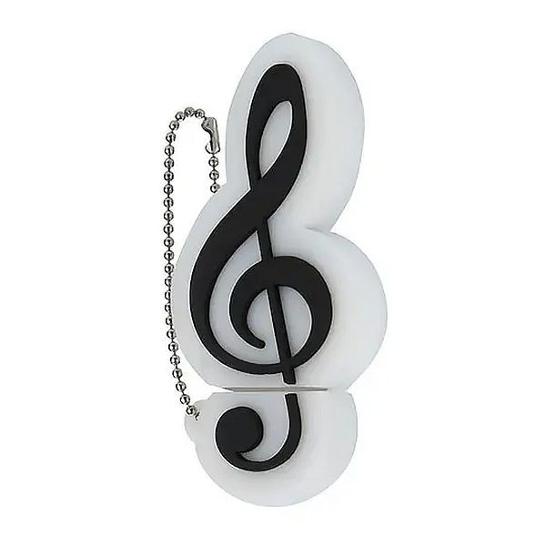 Vorderes Coverbild USB-Stick "Violinschlüssel"