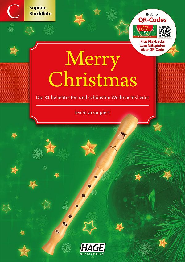 Vorderes Coverbild Merry Christmas (+QR-Codes)