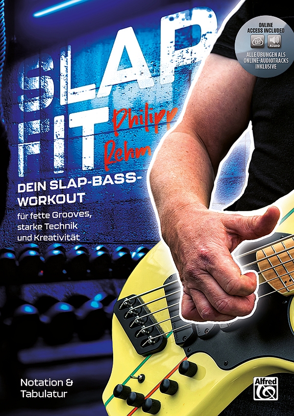 Vorderes Coverbild Slap Fit - Dein Slap-Bass-Workout (+Online-Audio)