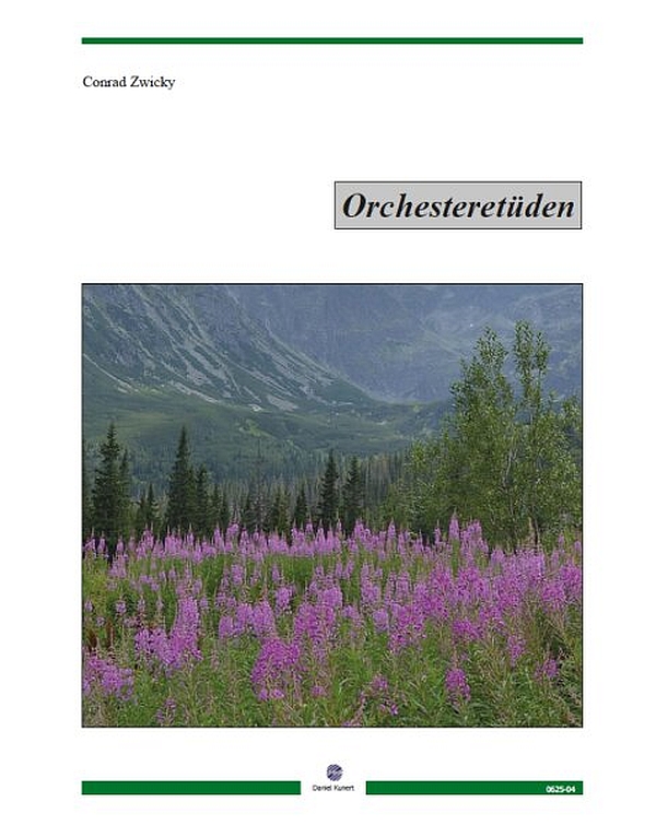 Vorderes Coverbild Orchesteretüden
