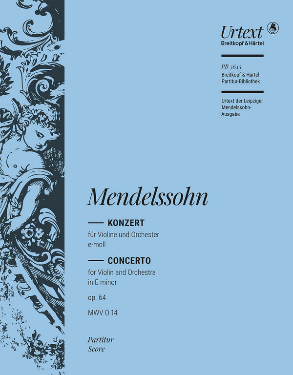 Vorderes Coverbild Konzert e-Moll op.64 MWV014