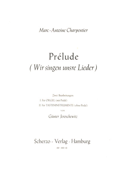 Vorderes Coverbild Prélude (Wir singen unsre Lieder)