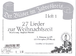 Vorderes Coverbild 27 Lieder zur Weihnachtszeit Band 1