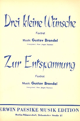 Vorderes Coverbild Drei kleine Wünsche / Zur Entspannung