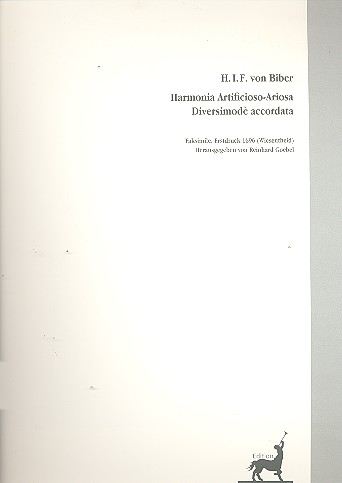 Vorderes Coverbild Harmonia Artificioso-Ariosa
