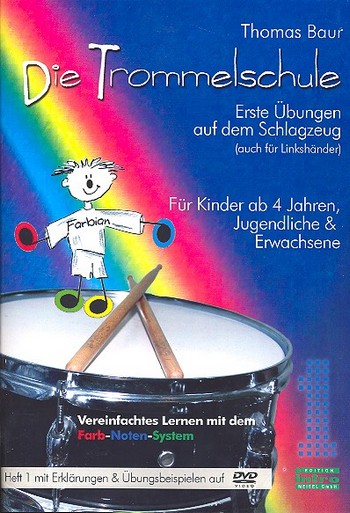 Vorderes Coverbild Die Trommelschule Band 1 (+DVD)