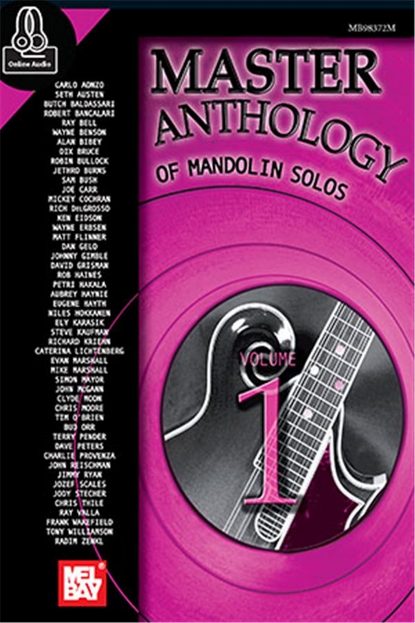 Vorderes Coverbild Maste Anthology of Mandolin Solos vol.1 (+Online Audio)