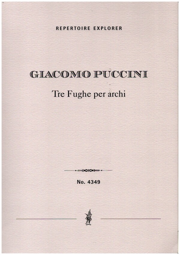 Vorderes Coverbild 3 Fughe per archi