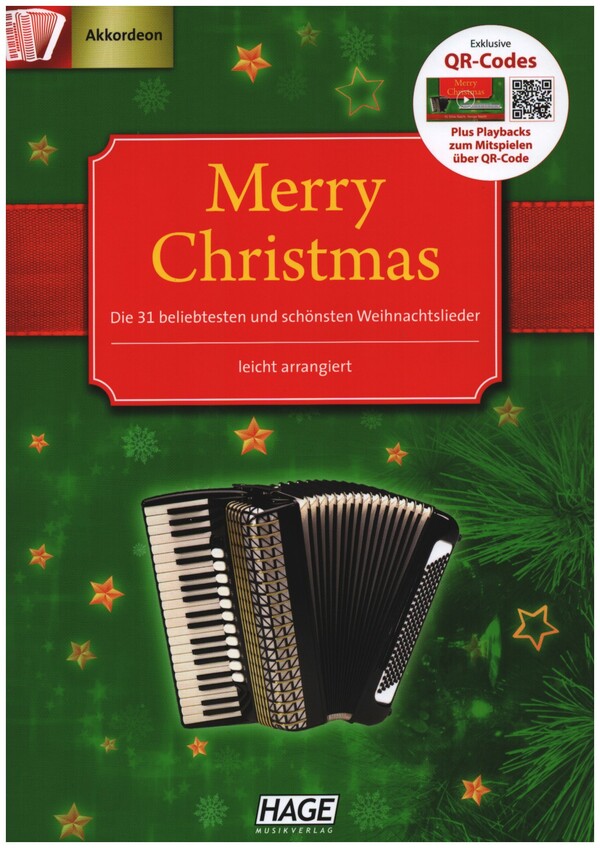 Vorderes Coverbild Merry Christmas (+QR-Codes)