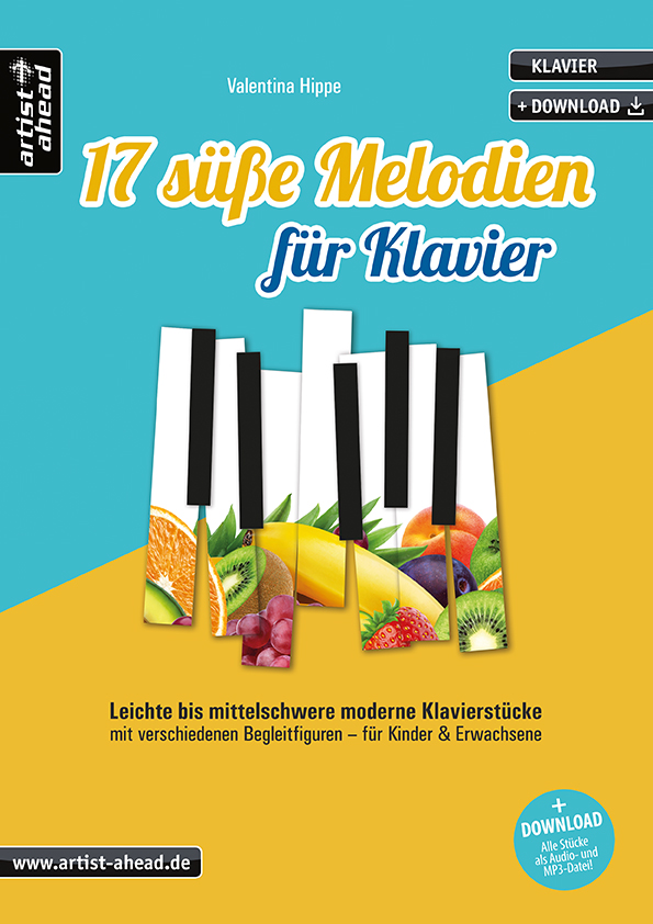 Vorderes Coverbild 17 süße Melodien (+Online Audio)