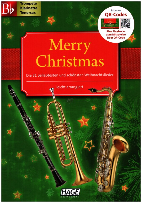 Vorderes Coverbild Merry Christmas (+QR-Codes)