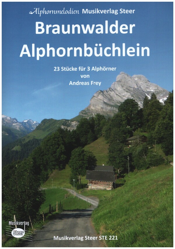 Vorderes Coverbild Braunweiler Alphornbüchlein
