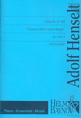 Vorderes Coverbild Vöglein-Etüde op.2,6