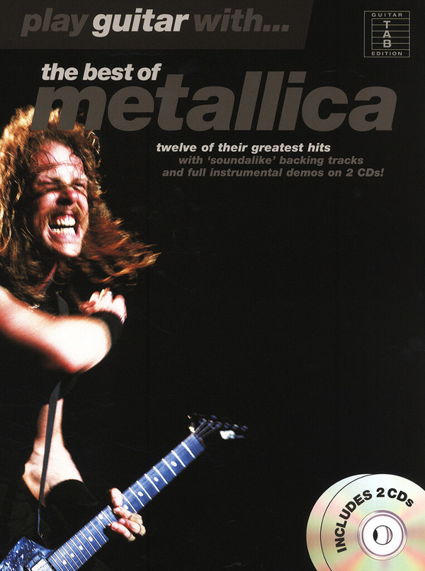 Vorderes Coverbild Play guitar with The Best of Metallica (+Audio Access)