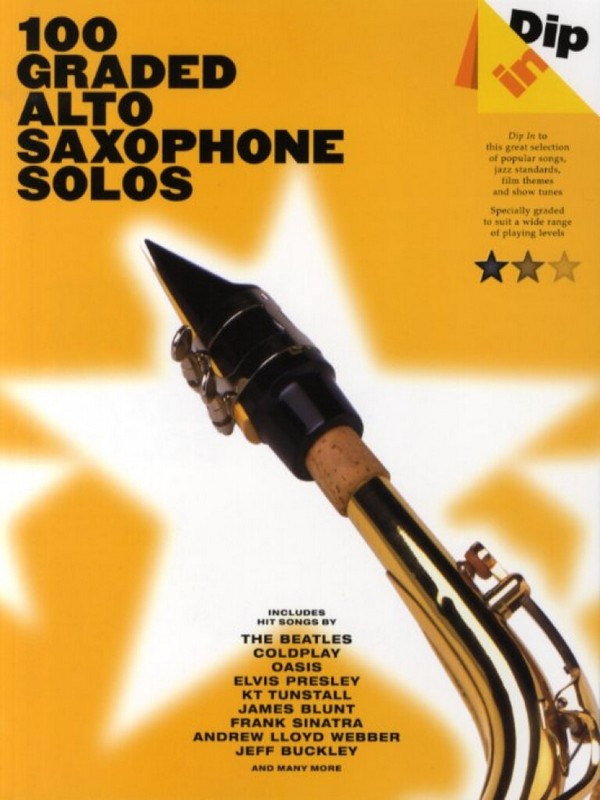 Vorderes Coverbild 100 graded Alto Saxophone Solos