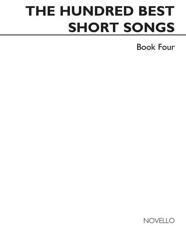 Vorderes Coverbild The 100 best short Songs vol.4