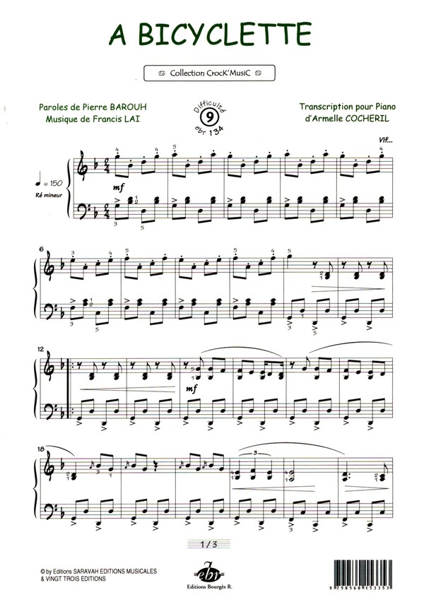 Vorderes Coverbild A Bicyclette