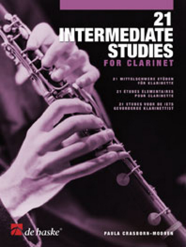 Vorderes Coverbild 21 intermediate Studies for clarinet