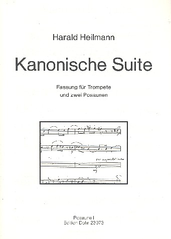Vorderes Coverbild Kanonische Suite op.103 für Trompete und