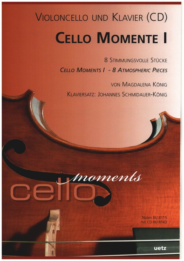 Vorderes Coverbild Cello-Momente Band 1 (+CD)