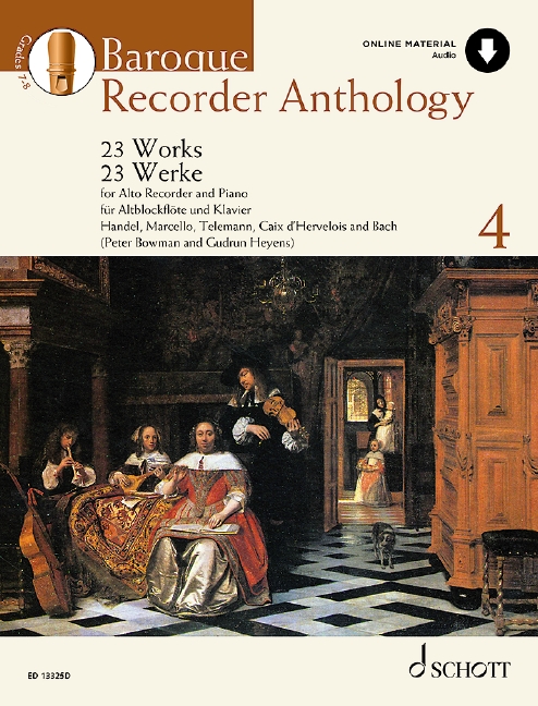 Vorderes Coverbild Baroque Recorder Anthology vol.4 (+Online Audio)