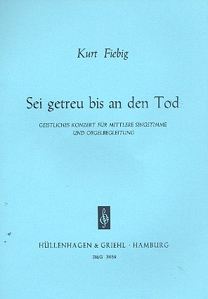 Vorderes Coverbild Sei getreu bis an den Tod