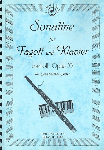 Vorderes Coverbild Sonatine cis-Moll op.33 für