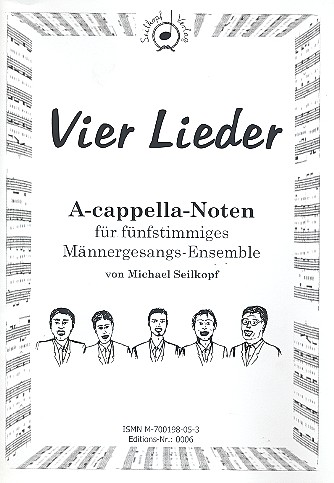 Vorderes Coverbild 4 Lieder für Männerchor