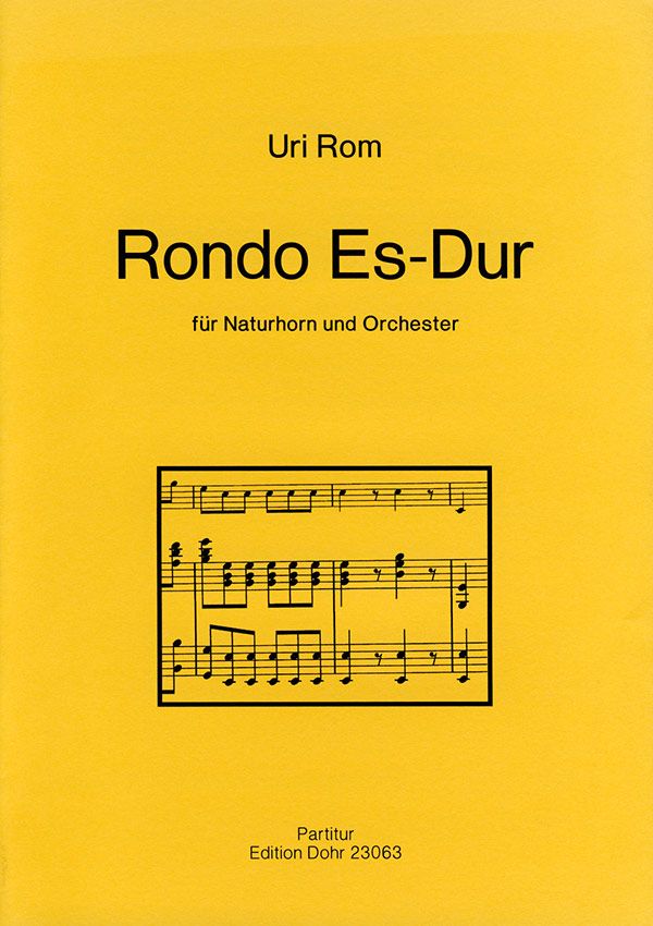 Vorderes Coverbild Rondo Es-Dur für Horn und