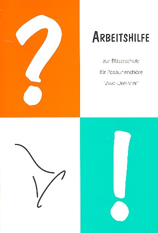 Vorderes Coverbild Arbeitshilfe zur Bläserschule Zwo Drei Vier