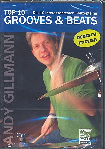Vorderes Coverbild Top 10 Grooves & Beats für Schlagzeug